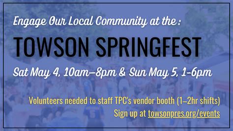 Towson Spring Festival 2024