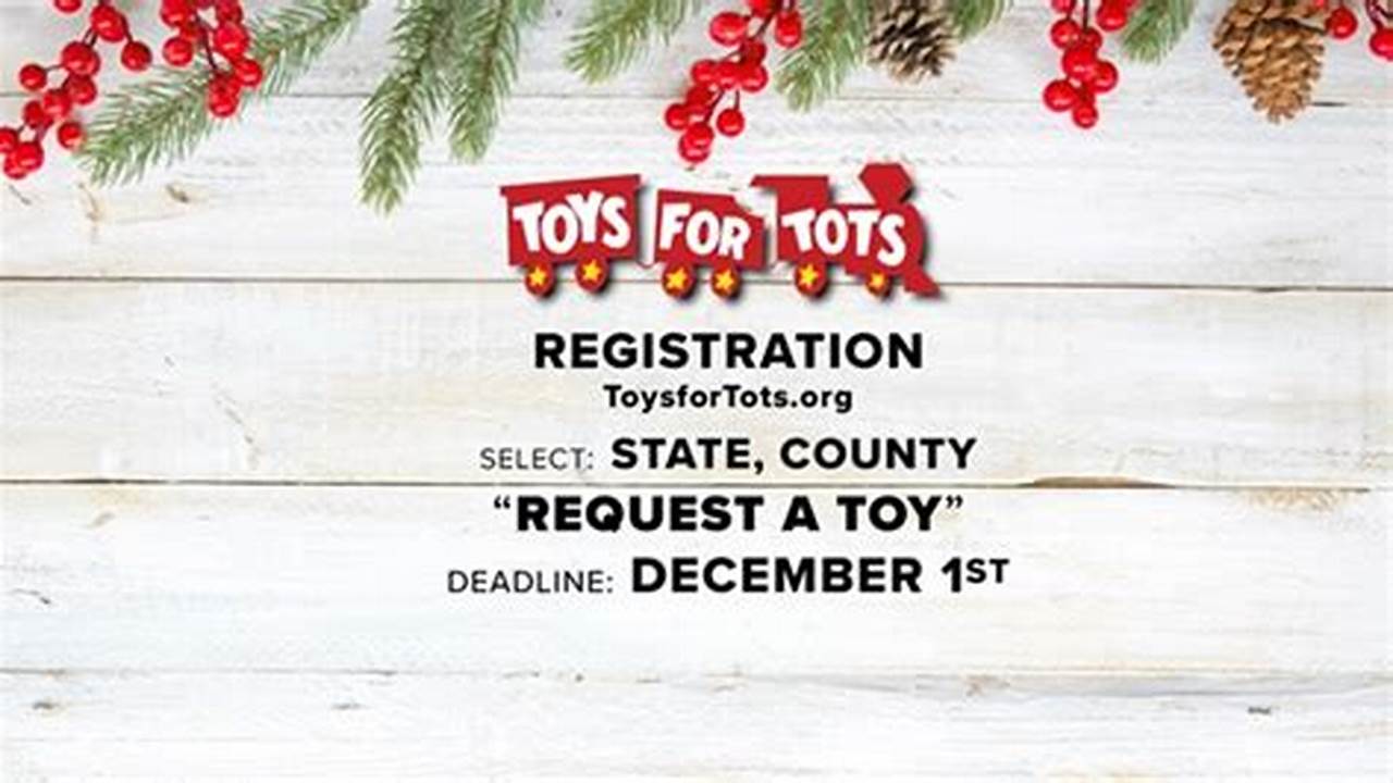 Toy For Tots Request Application 2024 Notification