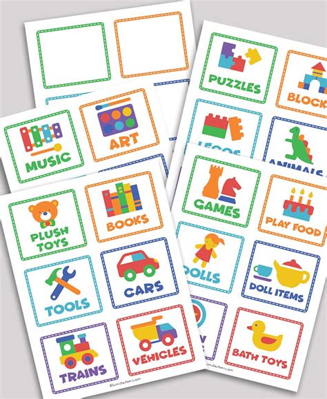 Toy Labels Printable Free
