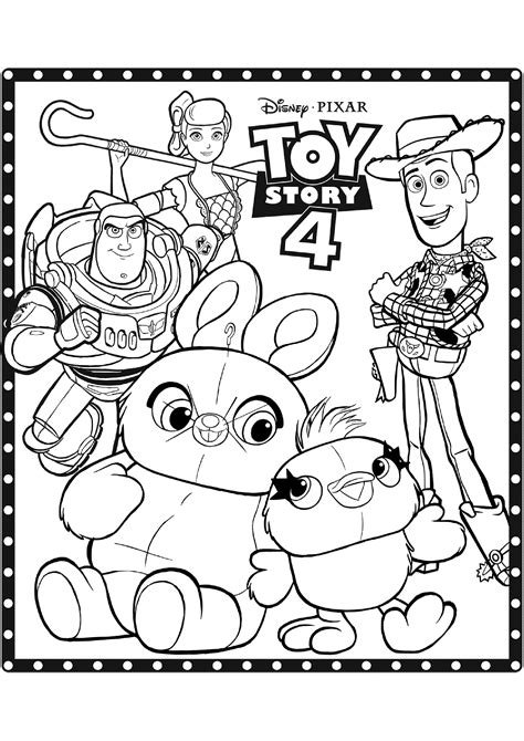 Toy Story 4 Coloring Pages Printable For Free Visual Arts Ideas