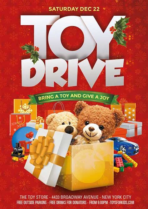 Toy Drive Flyer Template Free