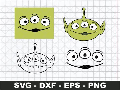 Discover the Magic of Toy Story Alien Face SVG Designs: Your Gateway to Whimsical Crafting!