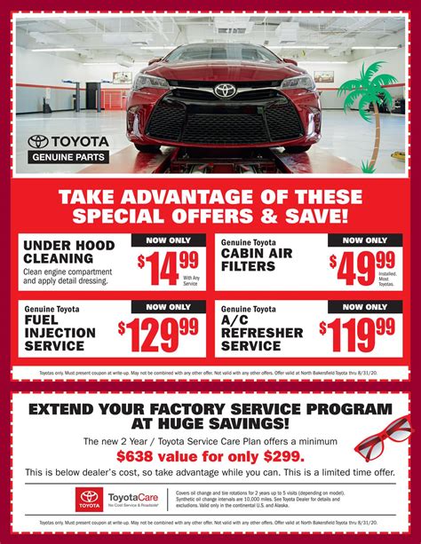 Toyota Service Coupons Printable 2023