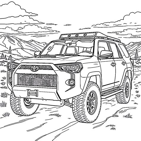 Toyota 4runner Coloring Pages