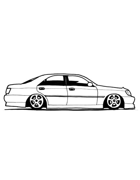 Toyota Crown Coloring Pages