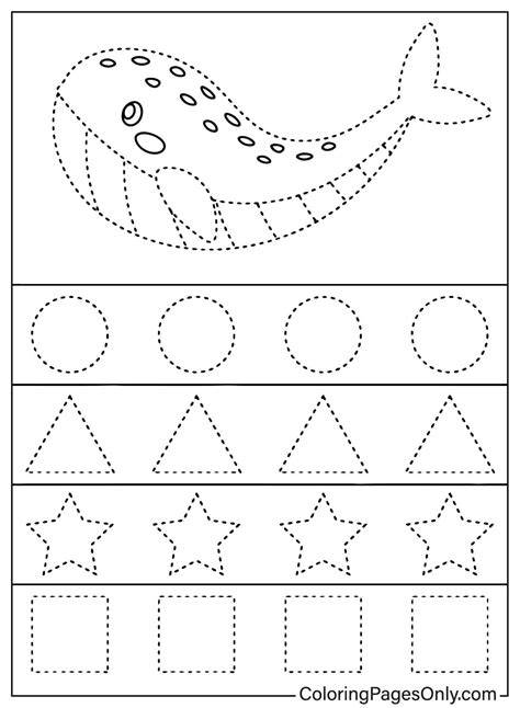 Tracing Coloring Pages