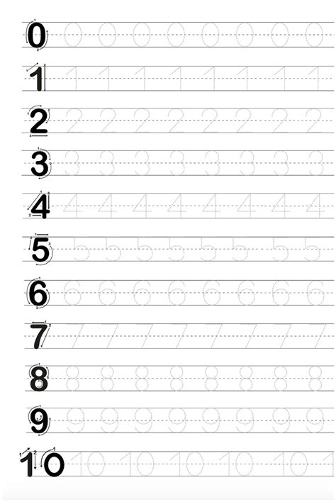 Tracing Letters And Numbers Printable Free Pdf