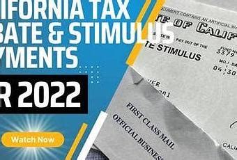 Track California Stimulus 2022
