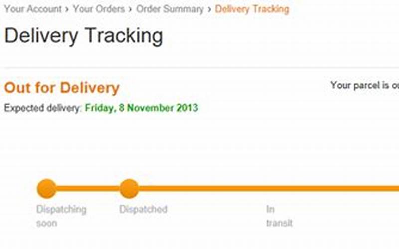 Tracking And Delivery