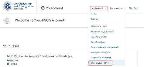 Tracking Through MyUSCIS Account