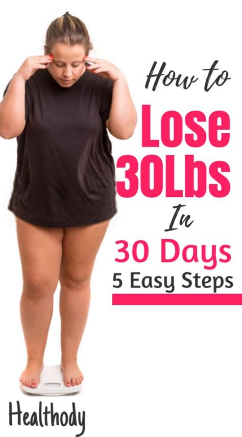 Tracking your progress to lose 30 pounds in 30 days