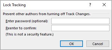 Tracking password changes
