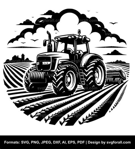 Download Tractor Coloring Page SVG File - SVG Design Creativefabrica DXF Files