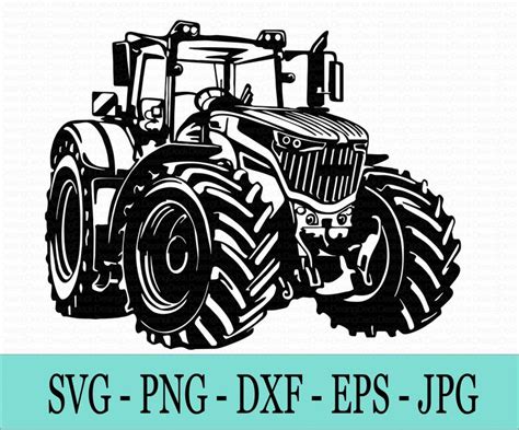 Download Tractor Coloring Page SVG File - SVG Design Silhouette DXF Files