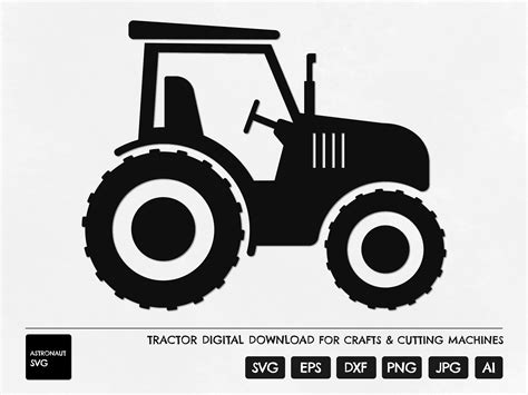 Rev Your Creativity with Free Tractor SVG Files - Infuse Farm Charm into Your Designs!