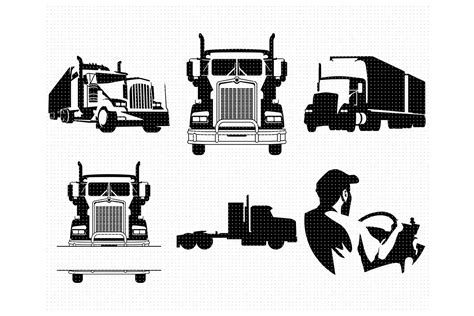 Rev up Your Designs with our Free Tractor Trailer SVG: Haul Your Creativity to New Heights!