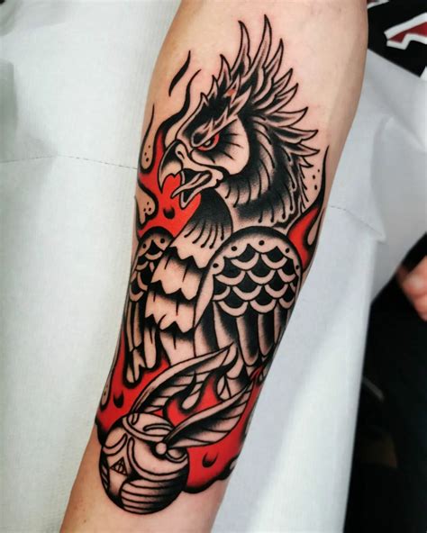Trad Animal Tattoo