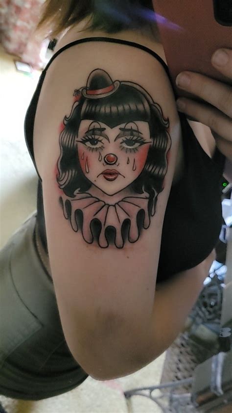 Trad Clown Tattoo