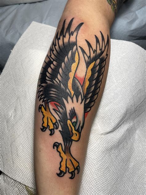 Trad Eagle Tattoo