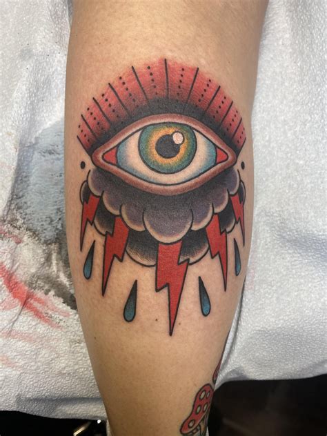 Trad Eye Tattoo