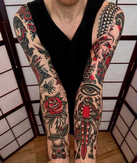 Trad Tattoo Sleeve