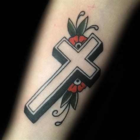 Traditional Cross Tattoo