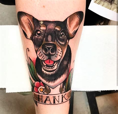 Traditional Dog Tattoo