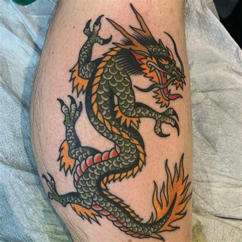 Traditional Dragon Tattoo