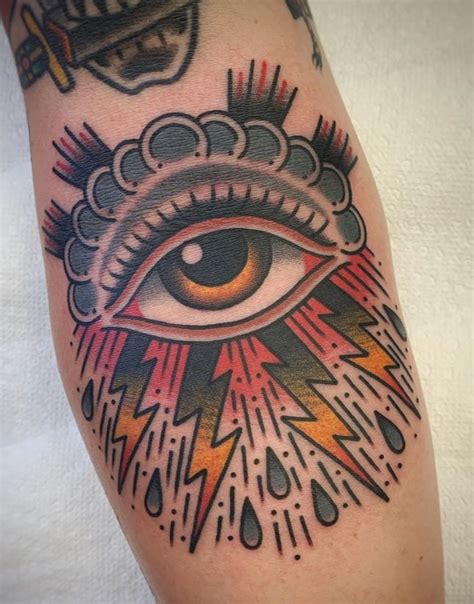 Traditional Eyeball Tattoo