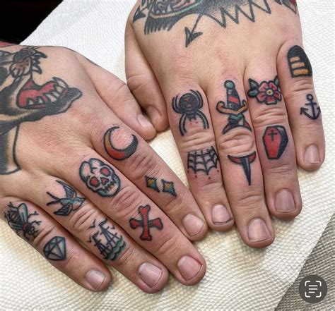 Traditional Finger Tattoos