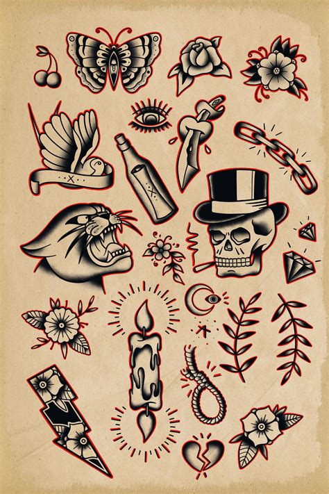 Traditional Flash Tattoo Ideas
