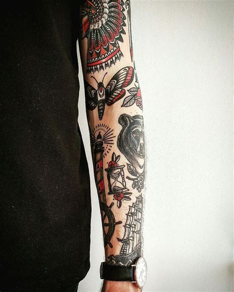 Traditional Forearm Tattoo