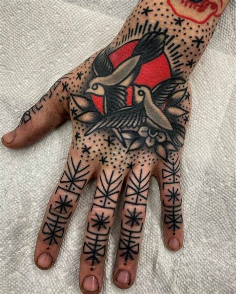 Traditional Hand Tattoos