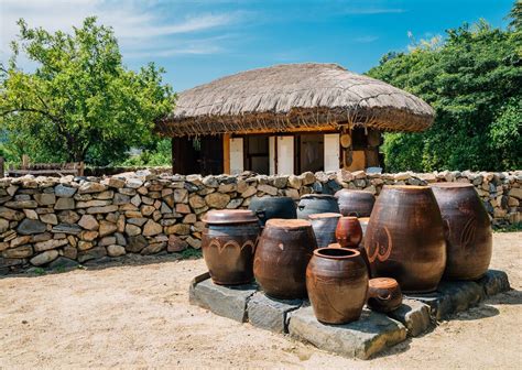 Traditional Korean kitchen
