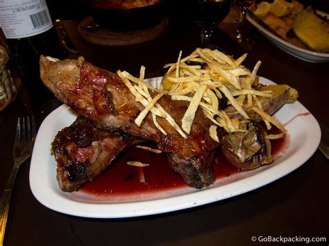 Traditional Patagonian dinner