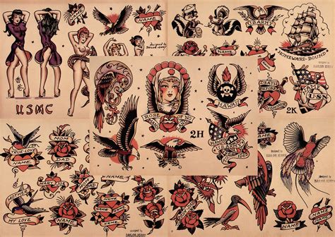 Traditional Sailor Jerry Tattoos