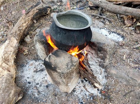 Traditional cooking setup