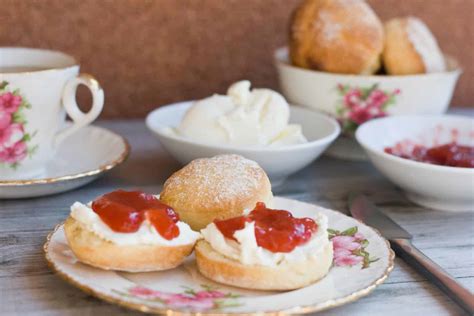 Traditional cream tea