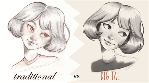 Traditional vs. Digital Drawing