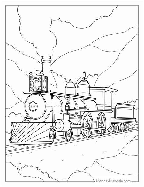 Train Coloring Pages Free