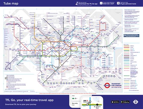 Transit For London (TFL) has just released an updated map of the London