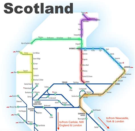 Scottish Rail Map Gadgets 2018