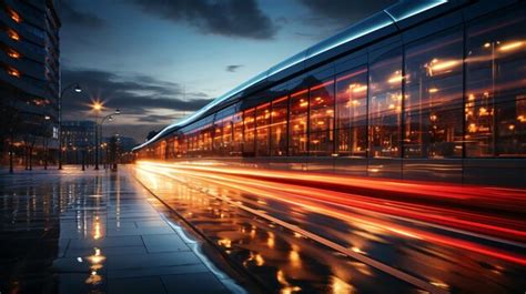 Train Stations After Dark