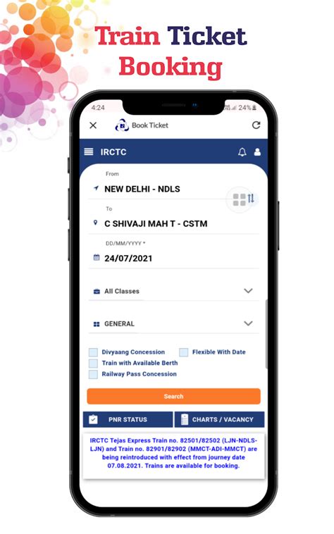 Train Ticket Booking Official App