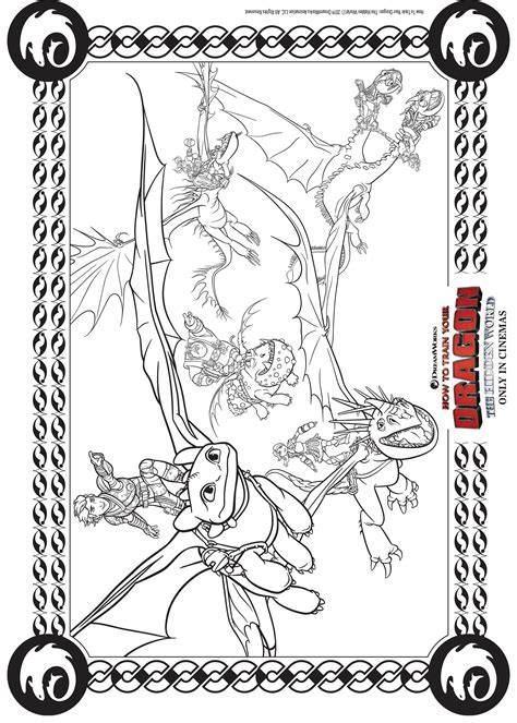 Train Your Dragon 3 Coloring Pages