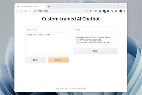 Train and Create an AI Chatbot With Custom Knowledge Base