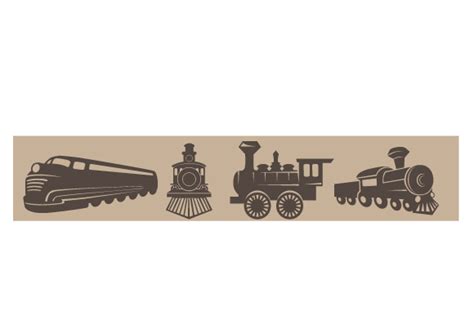 Download Train-themed Bookmark SVG File - SVG Design Commercial Use