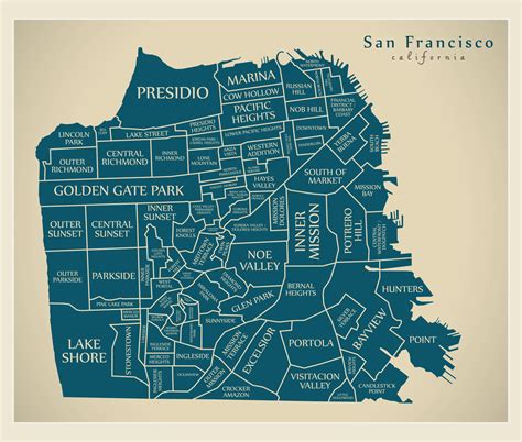 Training and certification options for MAP Neighborhood Map Of San Francisco