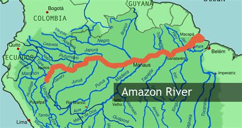 Training and Certification Options for MAP Amazon River On A Map
