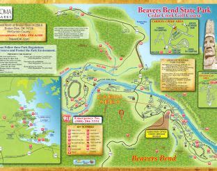 Training and certification options for MAP Beaver Bend State Park Map